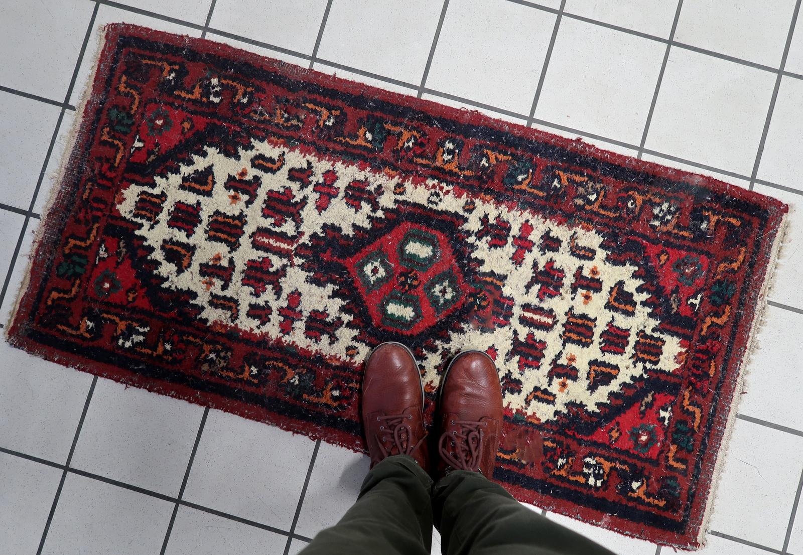 Handgefertigter Vintage- Hamadan-Teppich im persischen Stil 1970er Jahre - 1C1079 im Angebot 2