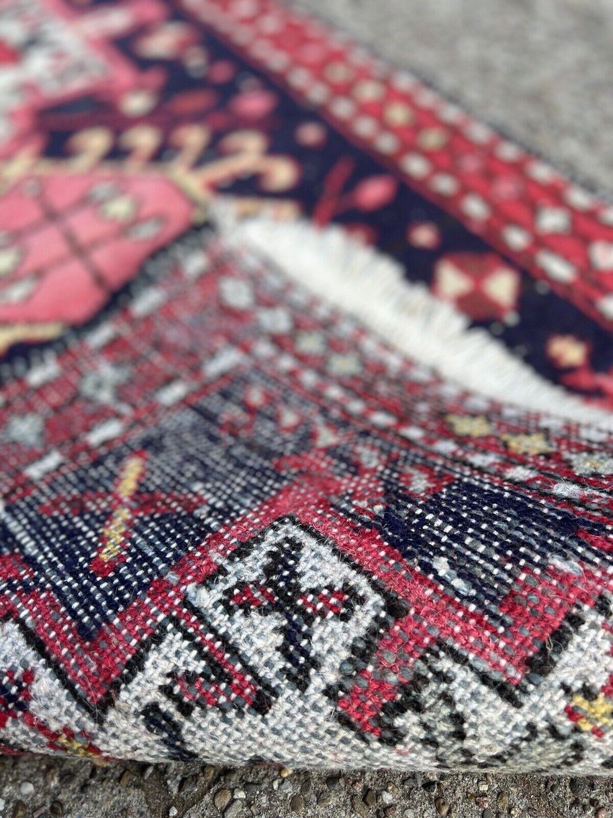 Handgefertigter Hamadan-Teppich im persischen Stil im Vintage-Stil 2.2' x 3.9', 1970er Jahre - 1S37 (Ende des 20. Jahrhunderts) im Angebot