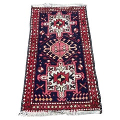 Tapis vintage de style persan Hamadan fait à la main 2,2' x 3.9', 1970 - 1S37