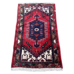 Handgefertigter Vintage-Hamadan-Teppich im persischen Stil 2,3' x 4', 1970er Jahre - 1S58