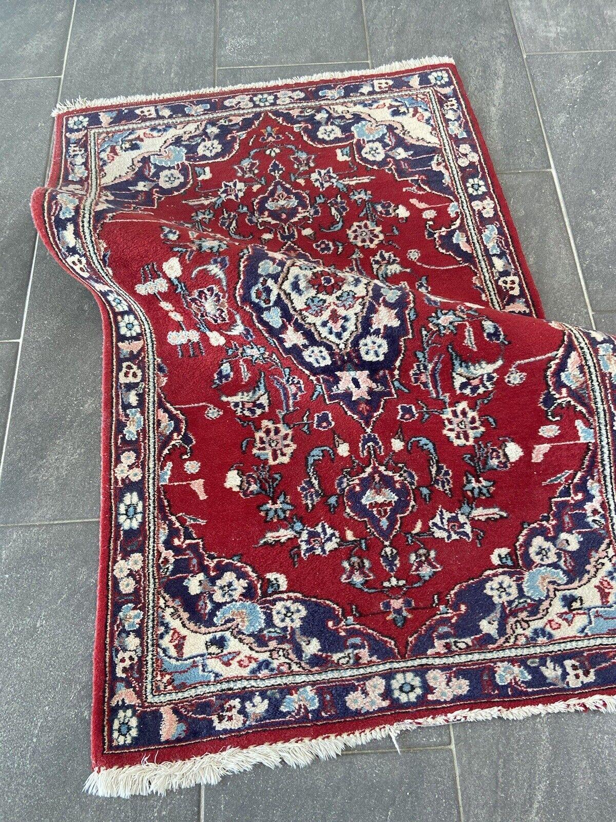 Handmade Vintage Persian Style Hamadan Rug 2.5' x 4.1', 1960s - 1S11 In Good Condition For Sale In Bordeaux, FR