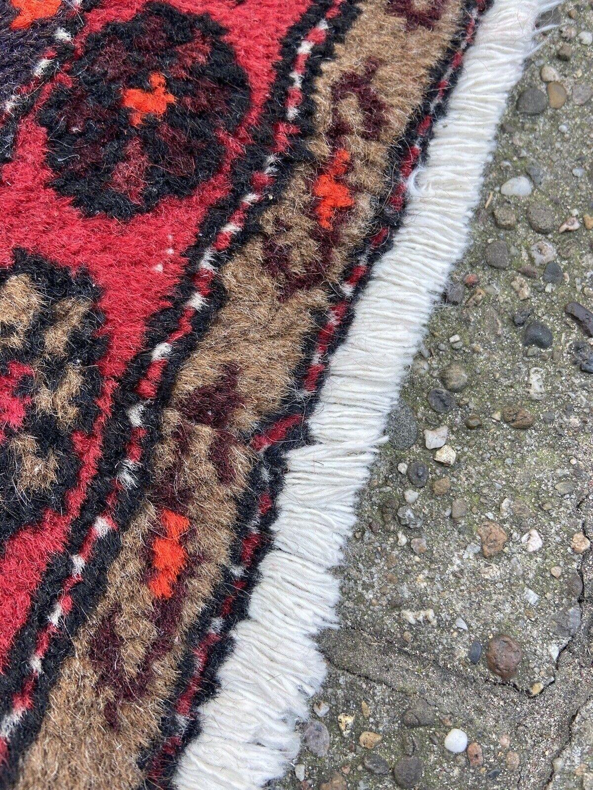 Handgefertigter Hamadan-Teppich im persischen Vintage-Stil 3.3' x 4,8', 1960er Jahre - 1S08 im Angebot 2