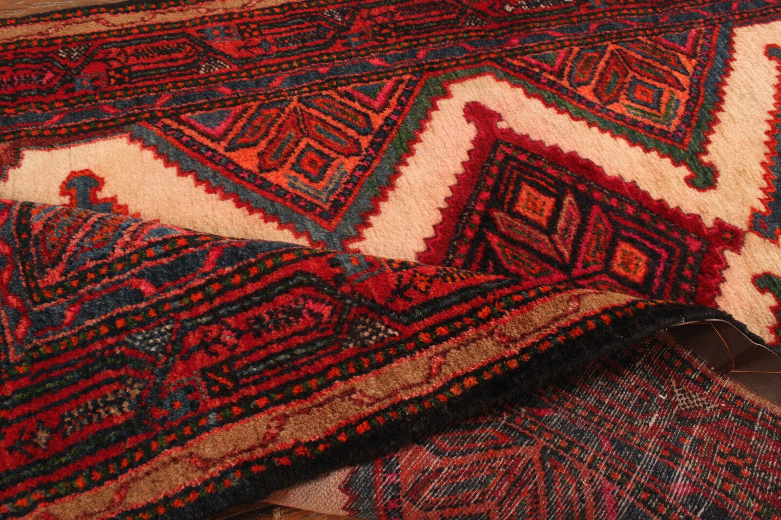 Late 20th Century Handmade Vintage Persian Style Hamadan Rug 3.5' x 5.5', 1970s - 1T28 For Sale