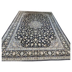 Handgefertigter Kashan Oversize-Teppich im persischen Vintage-Stil 10.1' x 14.4', 1970er Jahre - 1D69