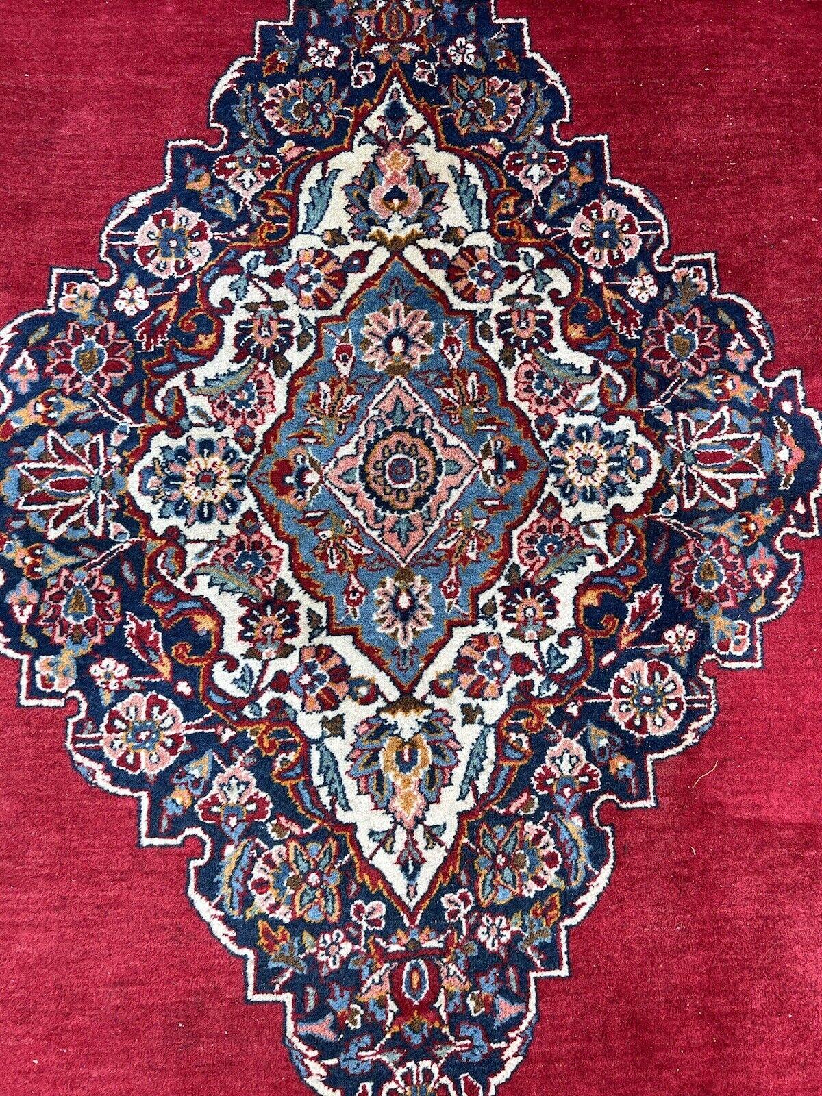 Handmade Vintage Persian Style Kashan Rug 9.3' x 12.7', 1960s - 1S39 1
