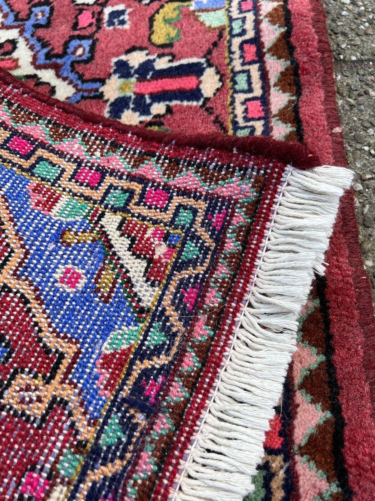 Wool Handmade Vintage Persian Style Lilihan Rug 1.8' x 2.9', 1970s - 1S55 For Sale