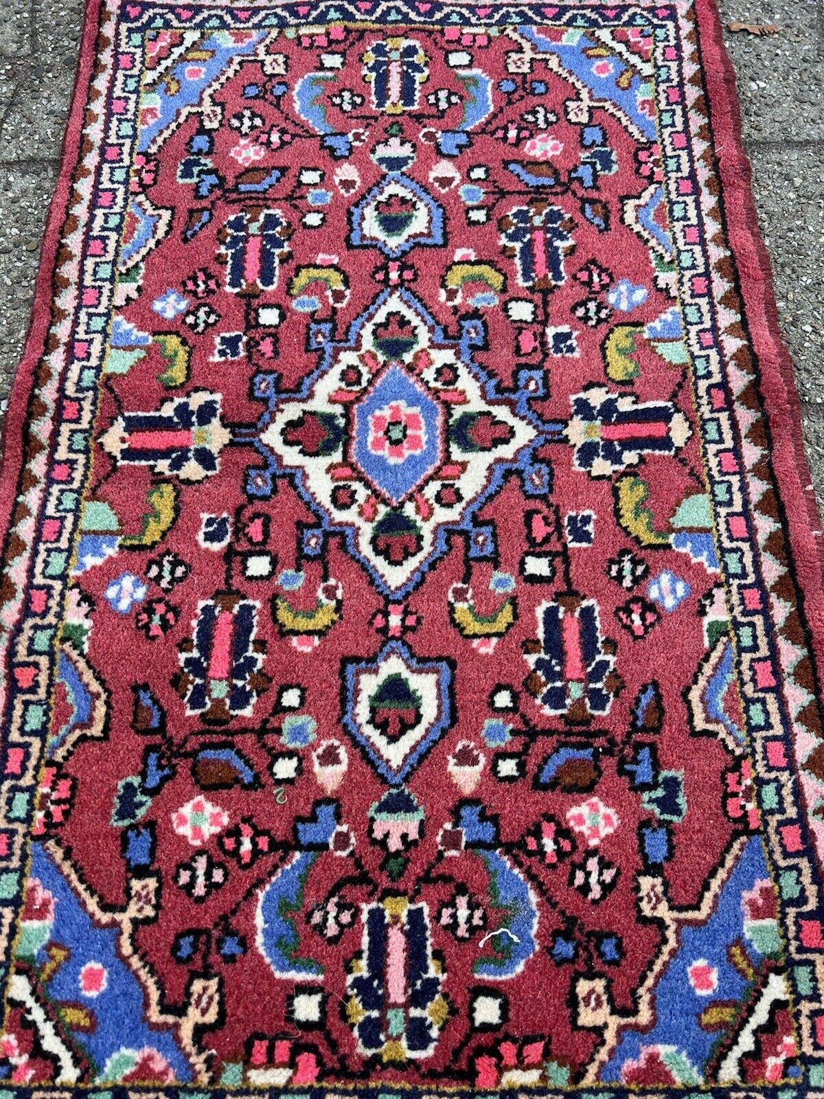 Handmade Vintage Persian Style Lilihan Rug 1.8' x 2.9', 1970s - 1S55 For Sale 2