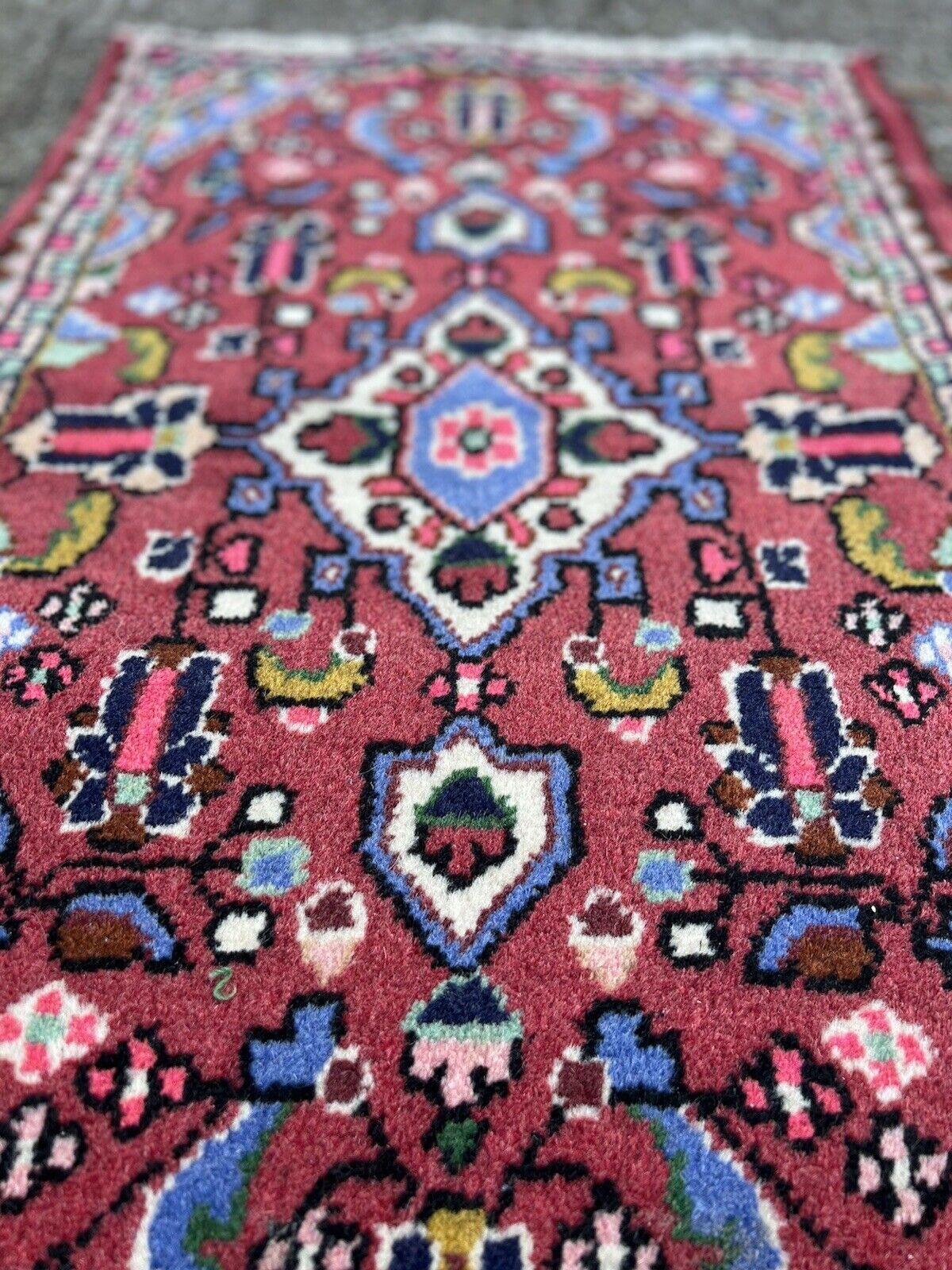 Handmade Vintage Persian Style Lilihan Rug 1.8' x 2.9', 1970s - 1S55 For Sale 3