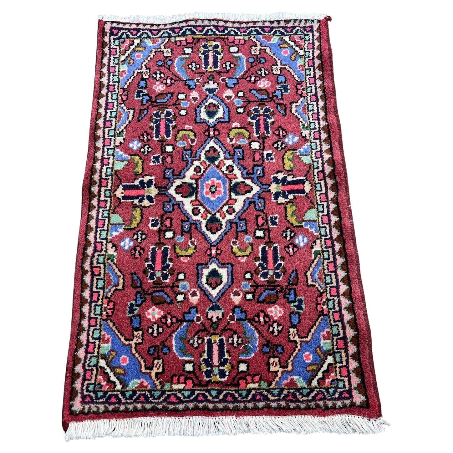 Handgefertigter Lilihan-Teppich im persischen Vintage-Stil 1,8' x 2,9', 1970er Jahre - 1S55