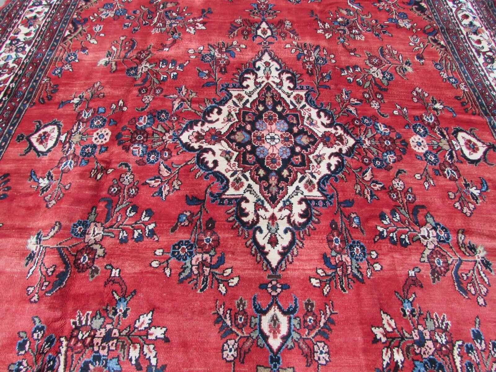 French Handmade Vintage Persian Style Malayer Oversize Rug 10.2' x 16.4', 1970s, 1Q55 For Sale