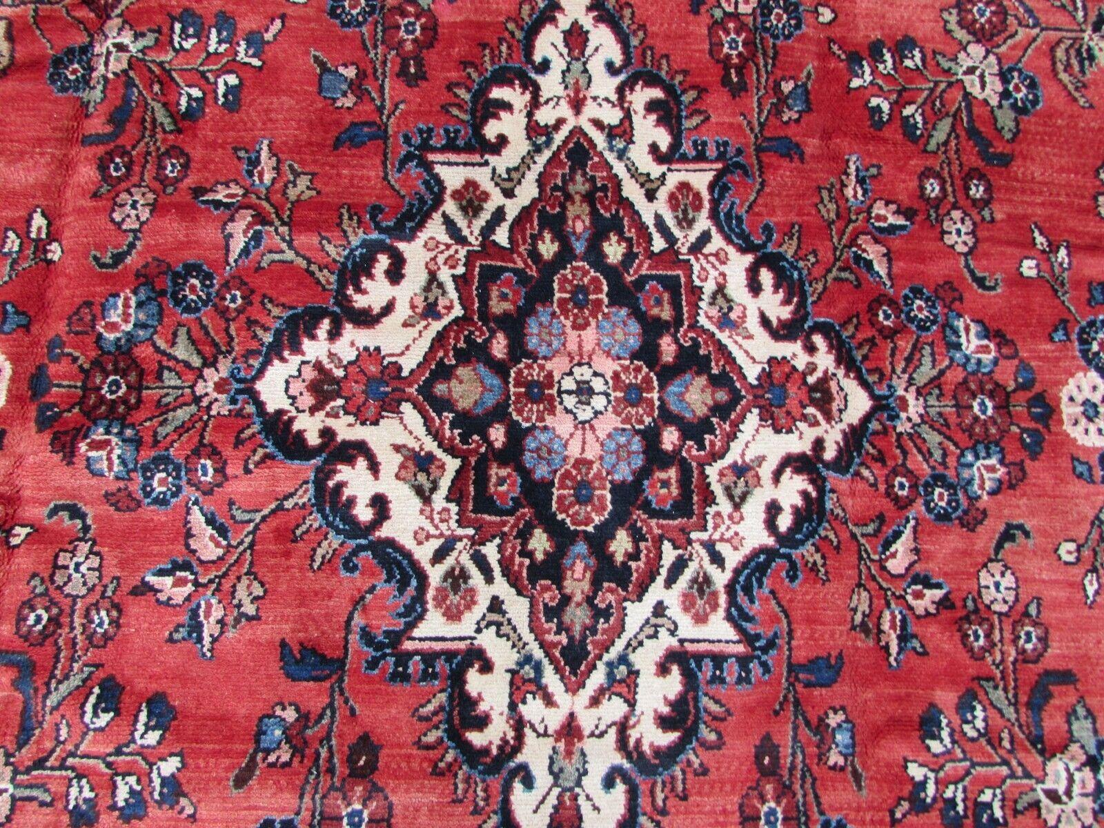 Late 20th Century Handmade Vintage Persian Style Malayer Oversize Rug 10.2' x 16.4', 1970s, 1Q55 For Sale