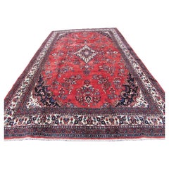 Handgefertigter Vintage Malayer Oversize-Teppich im persischen Stil 10.2' x 16.4', 1970er Jahre, 1Q55