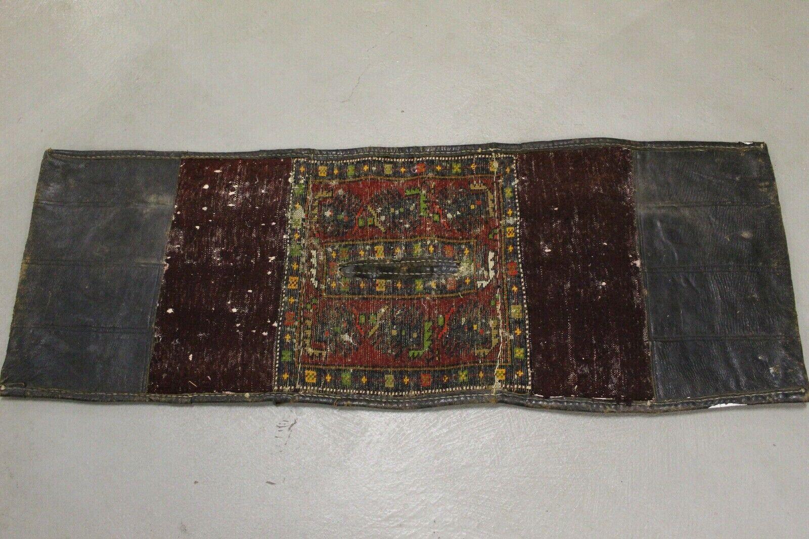 Mid-20th Century Handmade Vintage Persian Style Malayer Saddle Bag 1.4' x 4.2', 1960s - 1K16