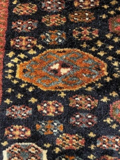 Handmade Vintage Persian Style NorthWest Salt Bag 1.4' x 1.7, 1940s - 1N03