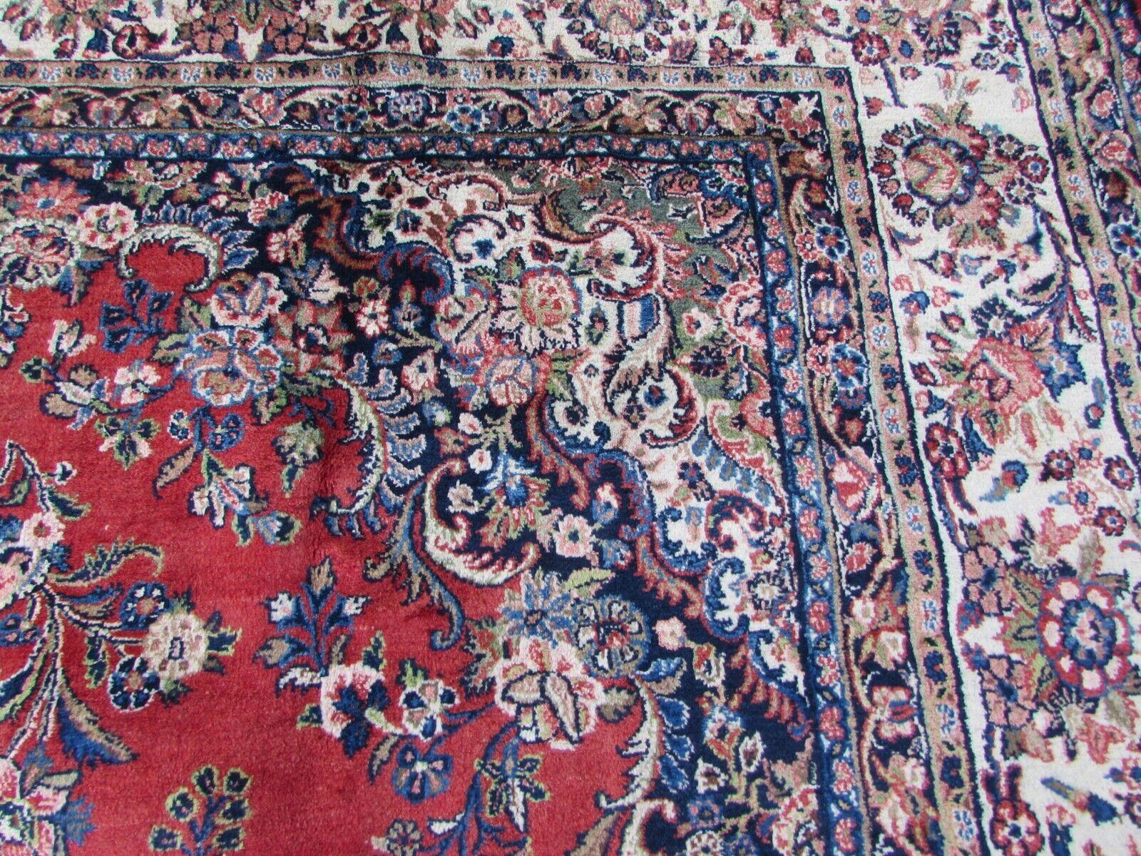 Handmade Vintage Persian Style Sarouk Oversize Rug 10.3' x 16.2', 1970s, 1Q58 For Sale 1