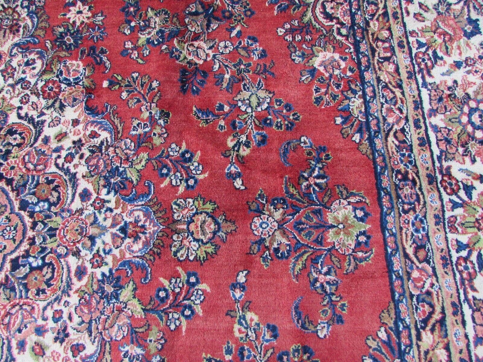 Handmade Vintage Persian Style Sarouk Oversize Rug 10.3' x 16.2', 1970s, 1Q58 For Sale 2