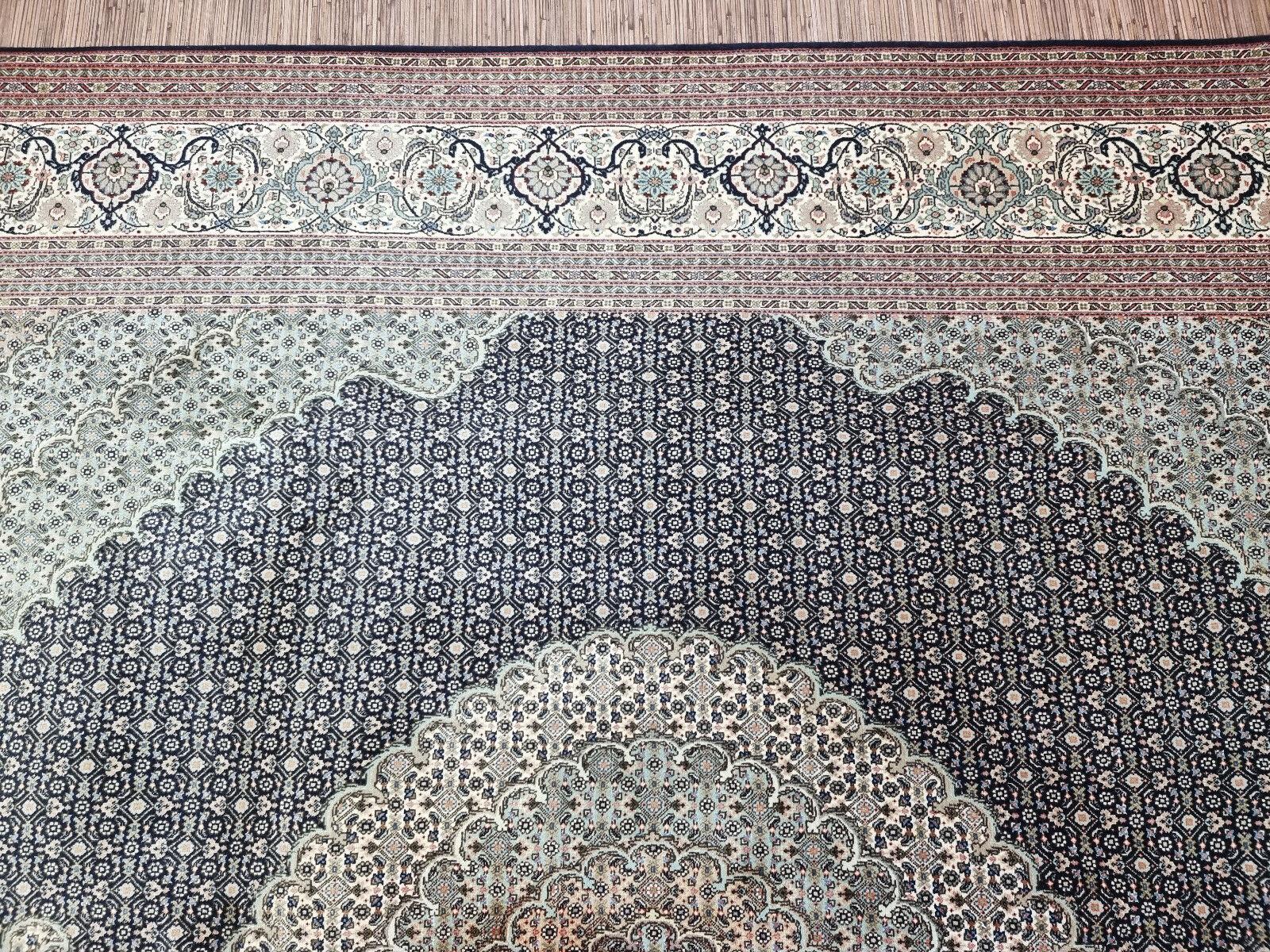 Tappeto Tabriz 50 Raj in stile persiano fatto a mano anni '80 - 1D66 in vendita 1