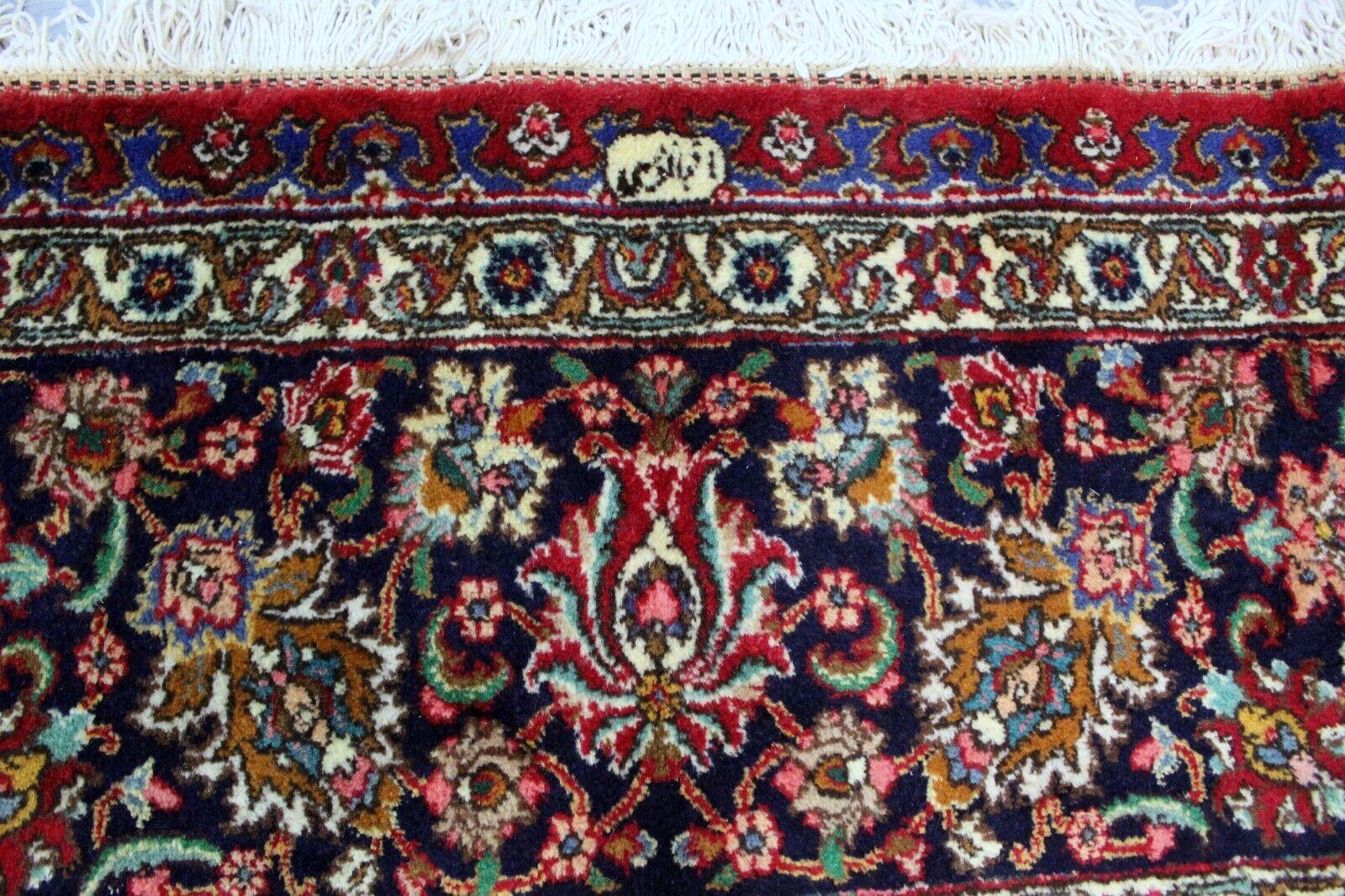 Wool Handmade Vintage Persian Style Tabriz Oversize Rug 12.3' x 20.6', 1960s - 1K47 For Sale