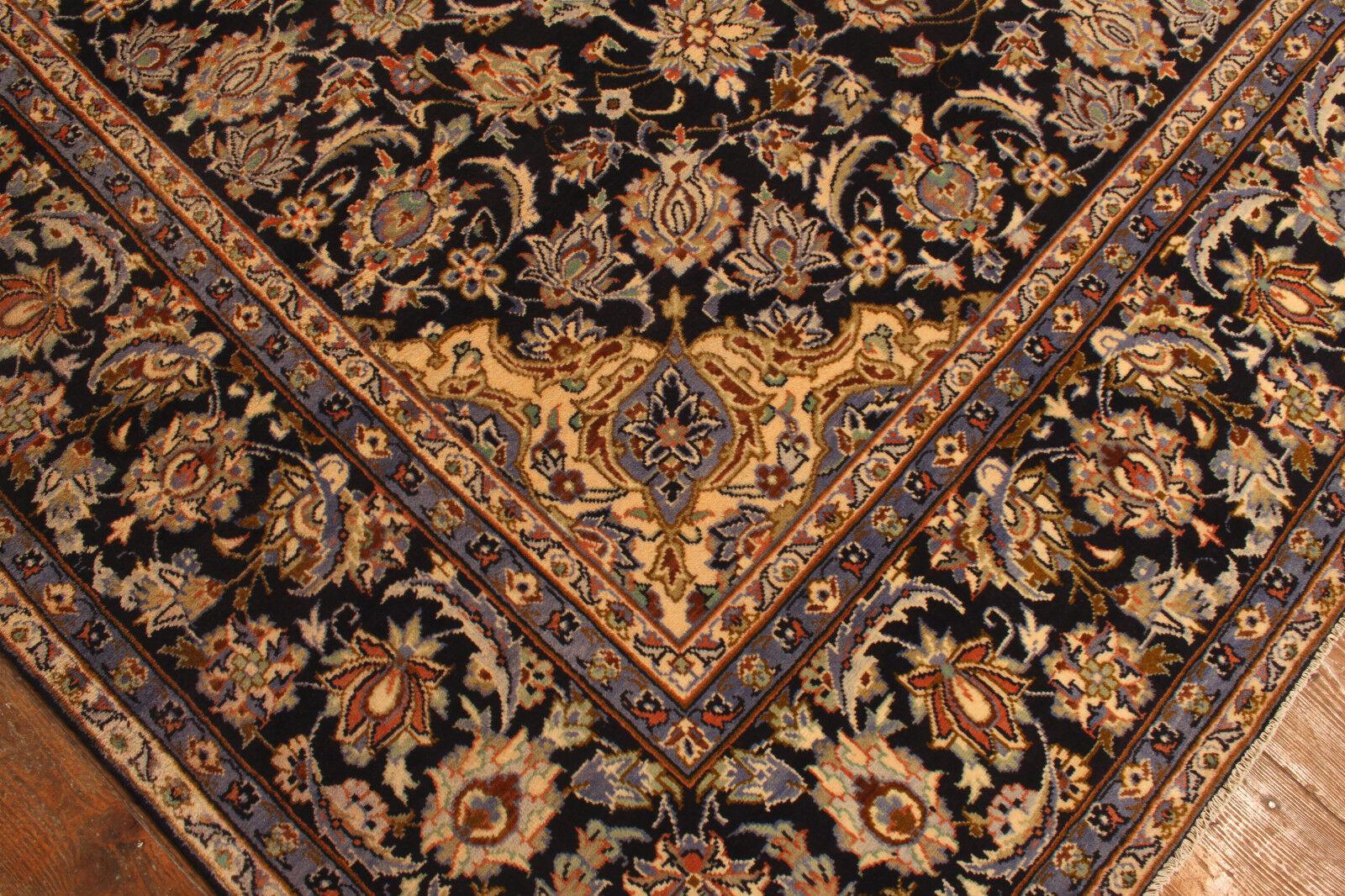 Late 20th Century Handmade Vintage Persian Style Tabriz Rug 9.5' x 14.5', 1970s - 1T35 For Sale