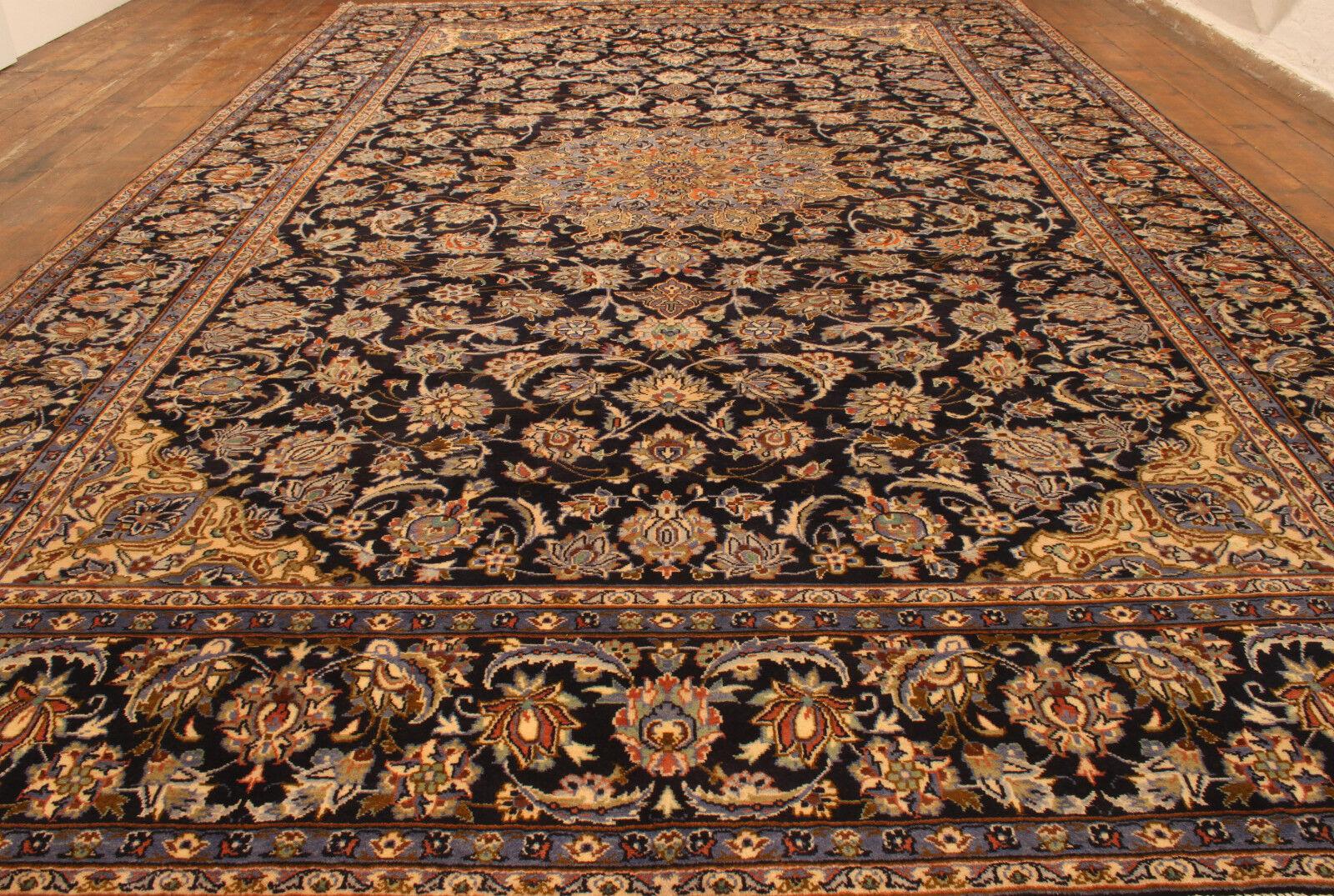 Wool Handmade Vintage Persian Style Tabriz Rug 9.5' x 14.5', 1970s - 1T35 For Sale
