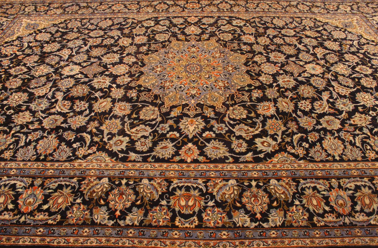 Handmade Vintage Persian Style Tabriz Rug 9.5' x 14.5', 1970s - 1T35 For Sale 2