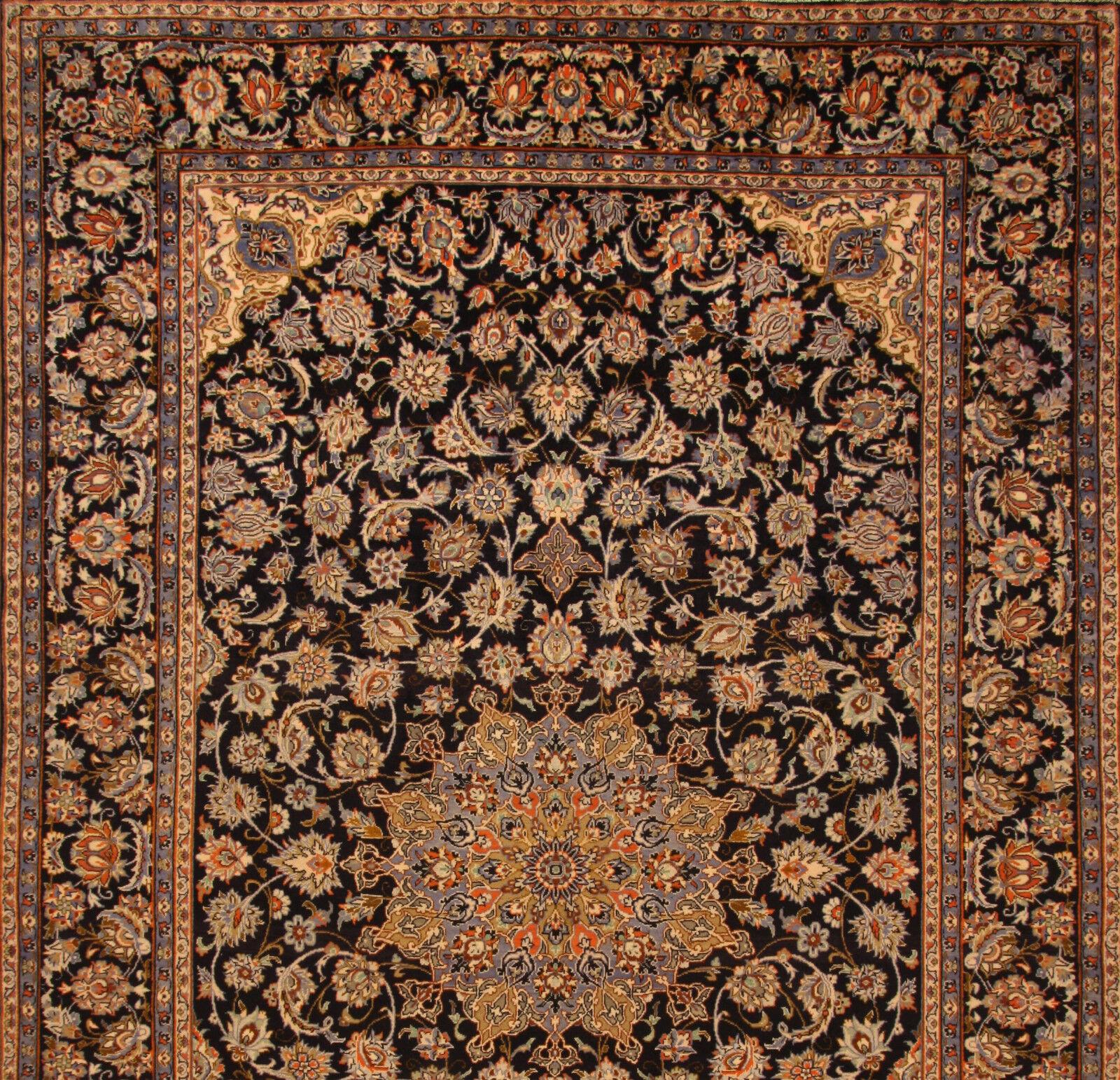 Handmade Vintage Persian Style Tabriz Rug 9.5' x 14.5', 1970s - 1T35 For Sale 3