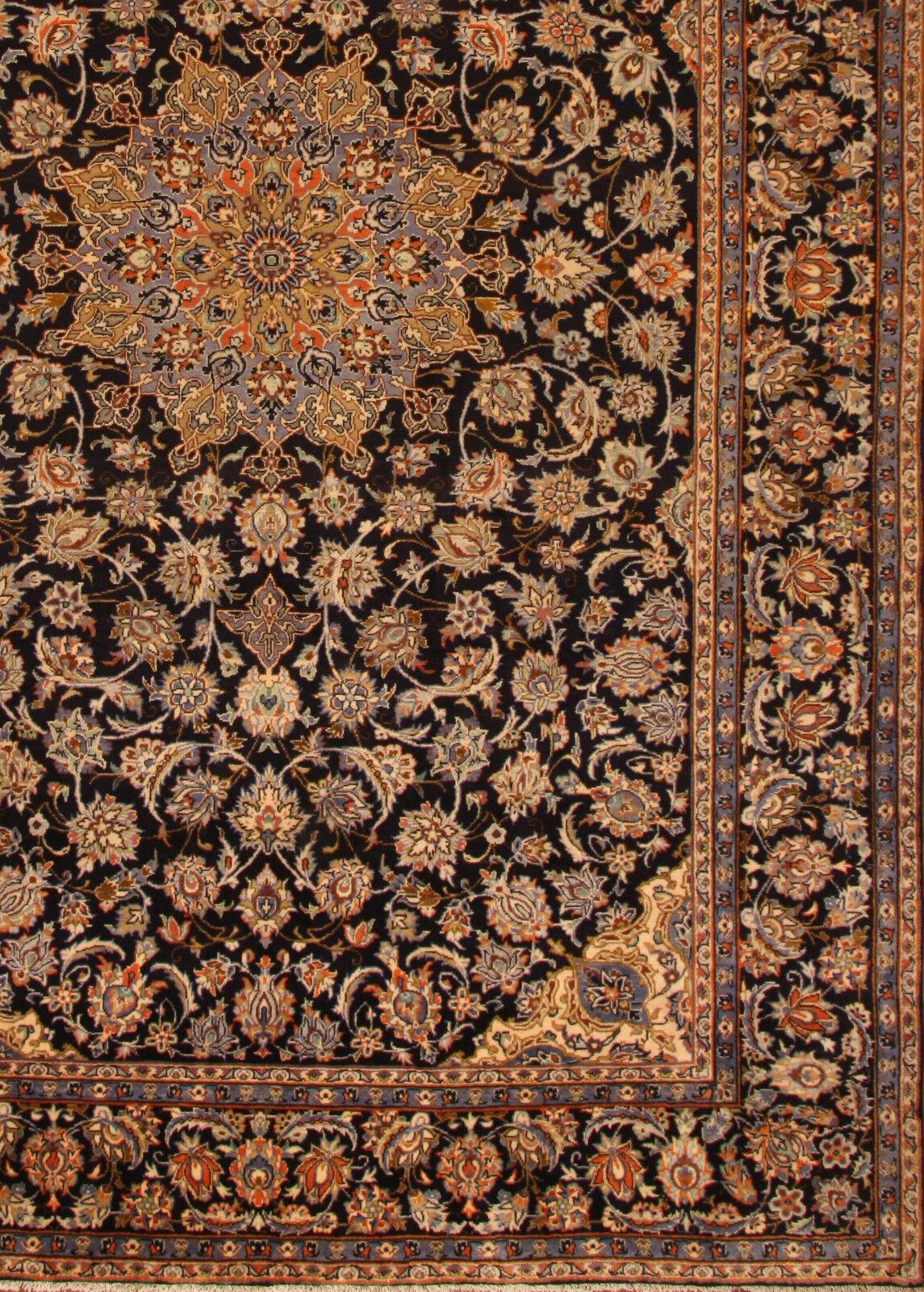Handmade Vintage Persian Style Tabriz Rug 9.5' x 14.5', 1970s - 1T35 For Sale 4
