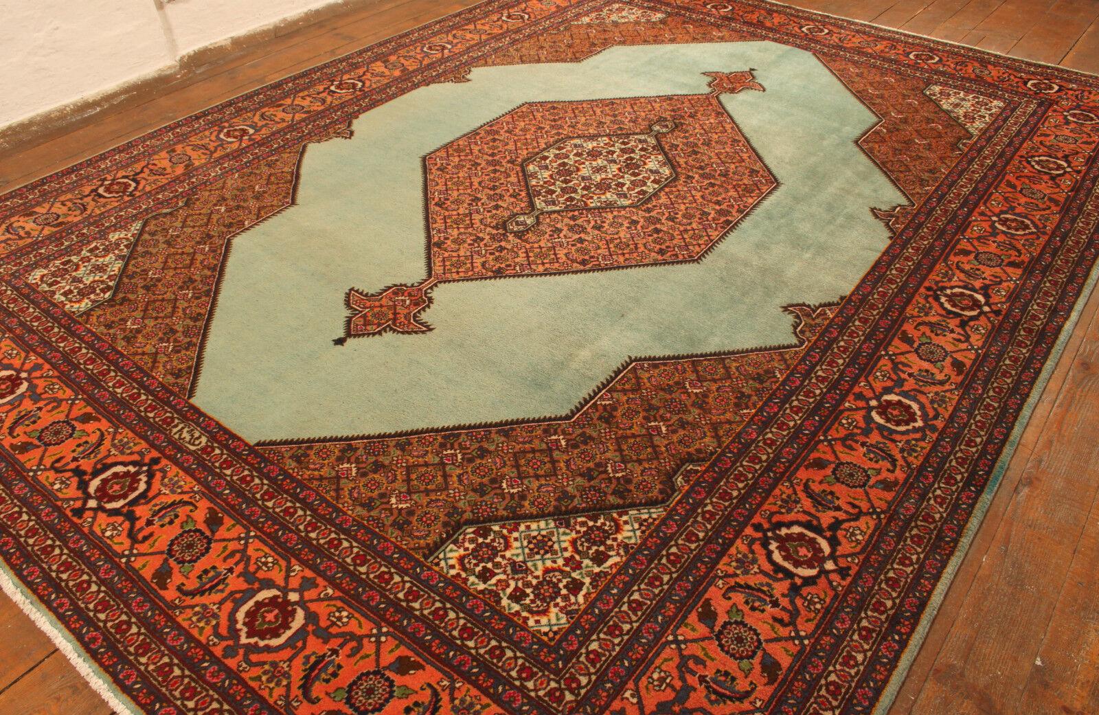 Handmade Vintage Persian Style Tabriz Rug 9.6' x 13.2', 1970s - 1T42 In Good Condition For Sale In Bordeaux, FR