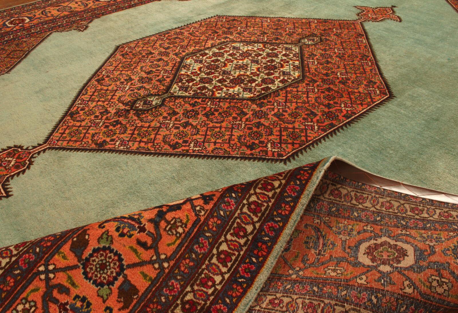Handmade Vintage Persian Style Tabriz Rug 9.6' x 13.2', 1970s - 1T42 For Sale 1
