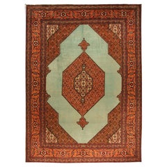 Handgefertigter Vintage-Teppich aus Täbris im persischen Stil 9.6' x 13,2', 1970er Jahre - 1T42