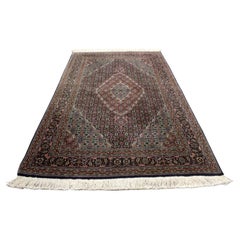 Alfombra vintage persa Tabriz 50 Raj de 3,3' x 5,1, años 70 - 1K04
