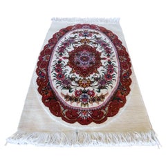 Tapis persan vintage Tabriz fait main 1.10' x 2.11', 1970 - 1K09