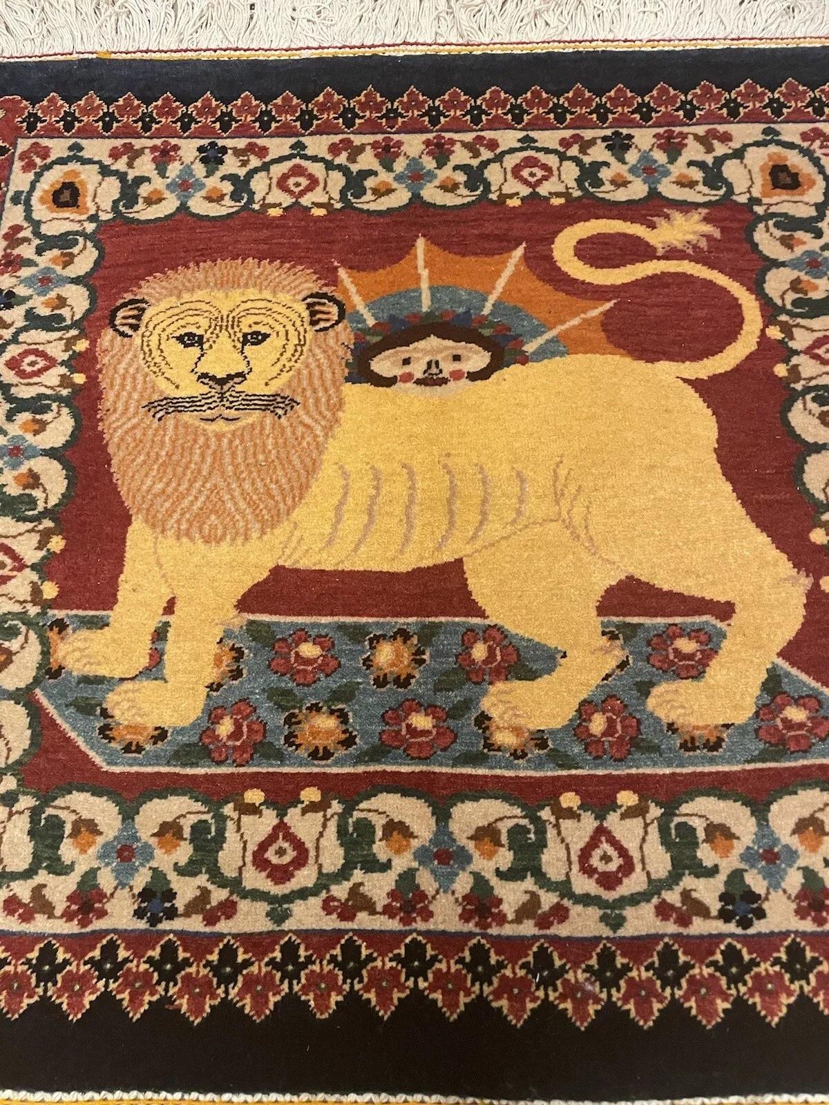Tappeto Tabriz persiano vintage fatto a mano 2,3' x 2,5', anni '70 - 1N59 in vendita 5