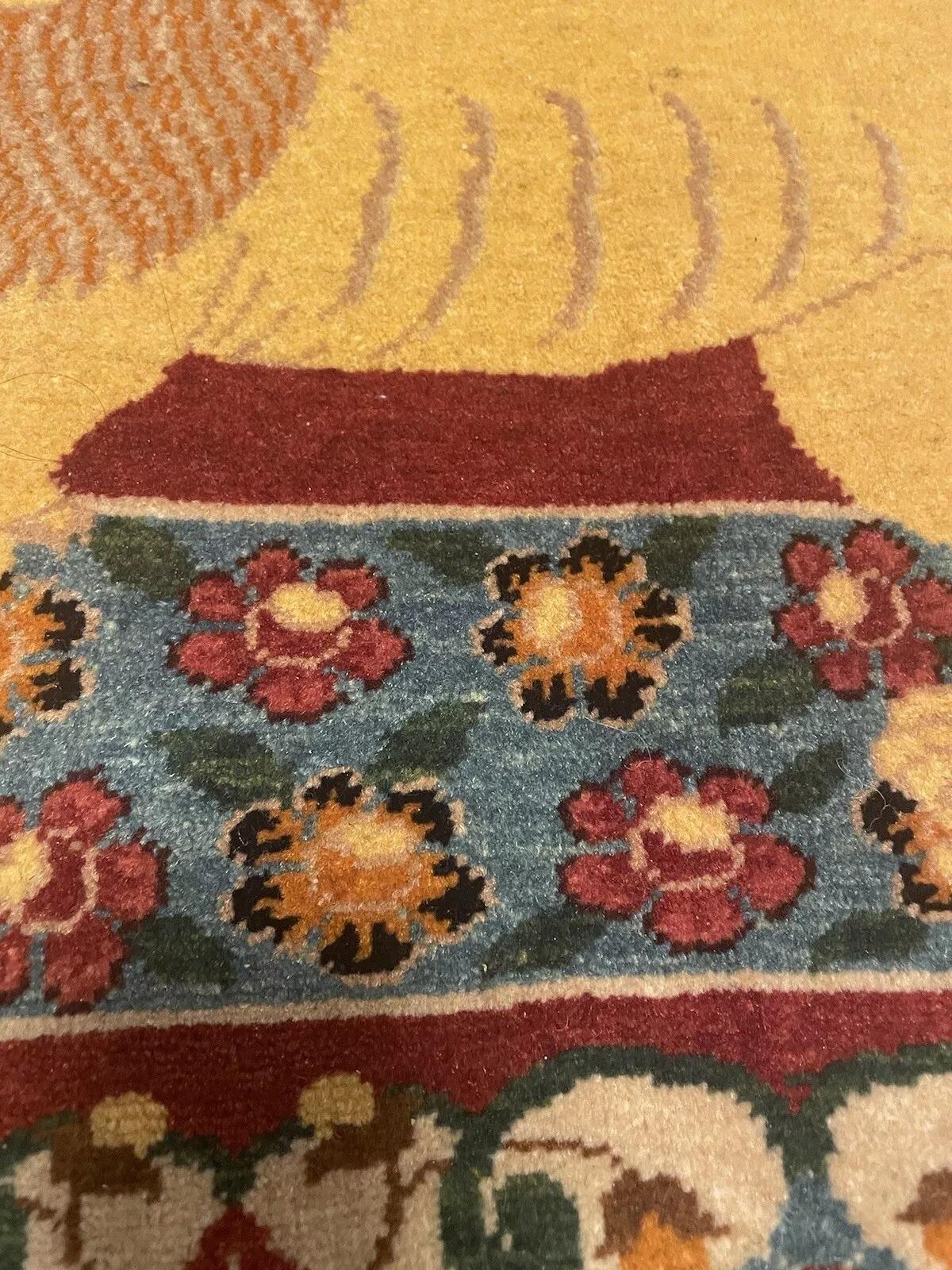 Tappeto Tabriz persiano vintage fatto a mano 2,3' x 2,5', anni '70 - 1N59 in vendita 7
