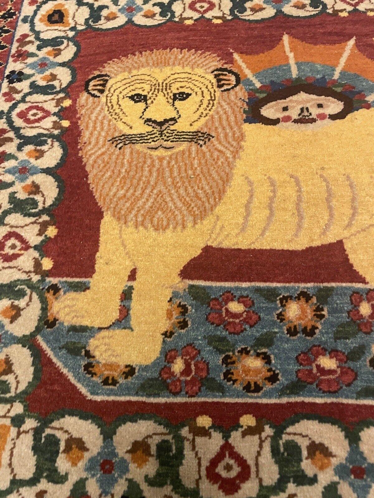 Tessuto a mano Tappeto Tabriz persiano vintage fatto a mano 2,3' x 2,5', anni '70 - 1N59 in vendita
