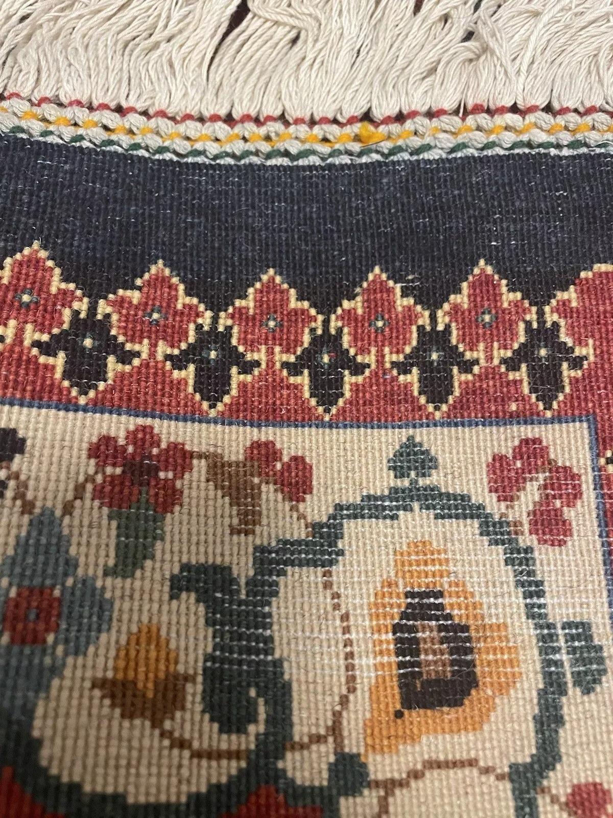 Tappeto Tabriz persiano vintage fatto a mano 2,3' x 2,5', anni '70 - 1N59 In condizioni buone in vendita a Bordeaux, FR