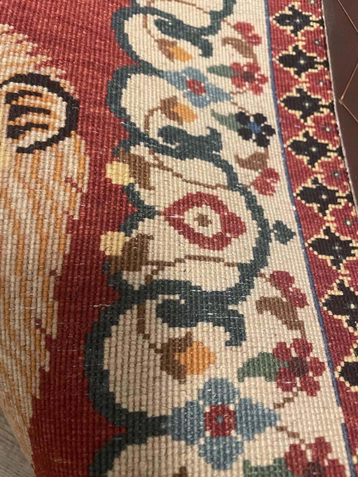 Lana Tappeto Tabriz persiano vintage fatto a mano 2,3' x 2,5', anni '70 - 1N59 in vendita