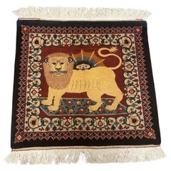 Handmade Vintage Persian Tabriz Rug 2.3' x 2.5', 1970s - 1N59