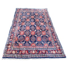 Handmade Vintage Persian Tabriz Rug 3.3' x 5.1' 1960s - 2K56