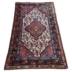 Tapis persan vintage fait main 3.1' x 5.1' 1950s - 1D184