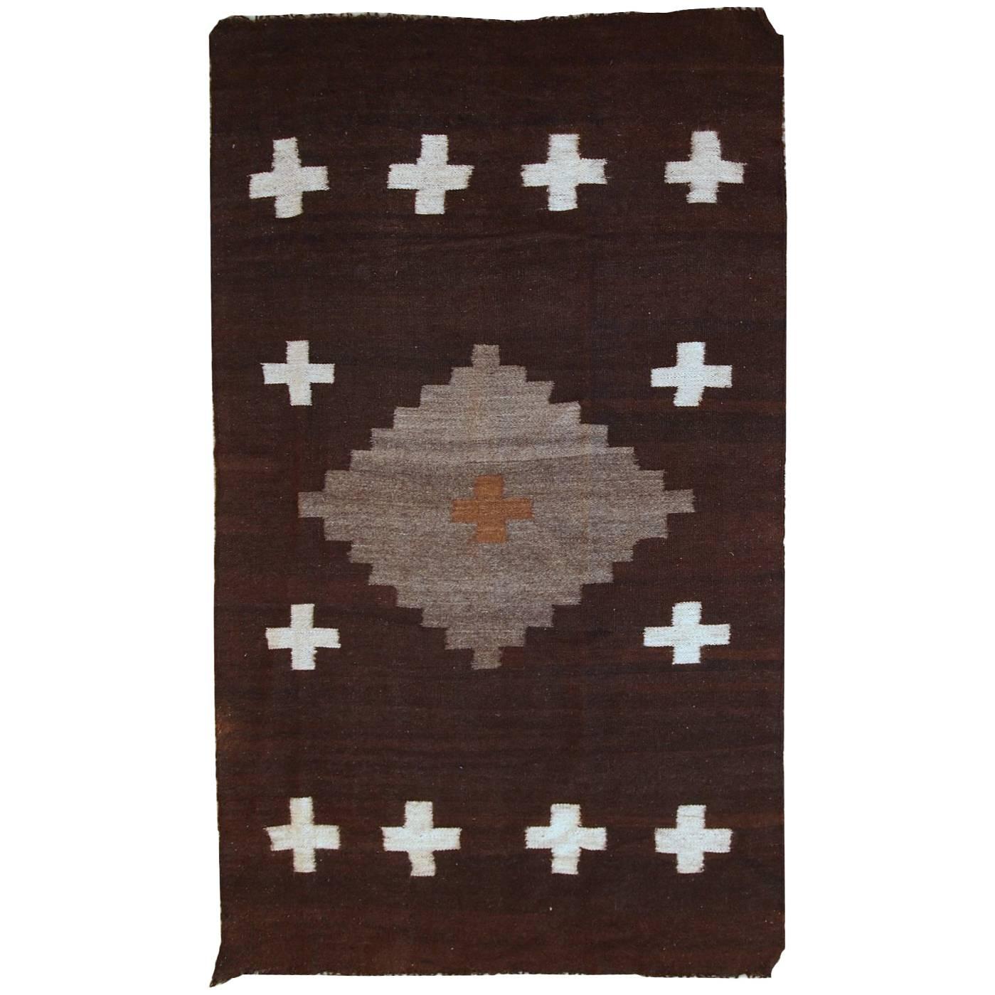 Handmade Vintage Peruvian Kilim, 1970s