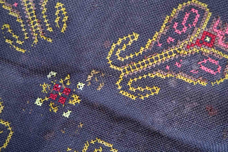 Handmade Vintage Portuguese Tapestry, 1960s, 1c937 For Sale at 1stDibs