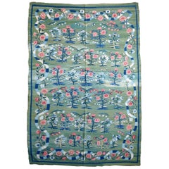 Handmade Vintage Romanian Bessarabian Kilim, 1950s, 1P18