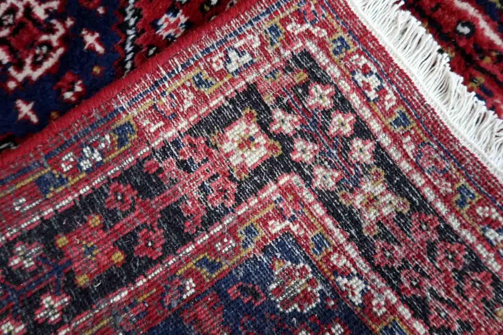 Handgefertigter Vintage-Teppich im Shiraz-Stil, 1970er Jahre, 1C1018 (Indisch) im Angebot