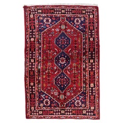 Handgefertigter Vintage-Teppich im Shiraz-Stil, 1970er Jahre, 1C1018
