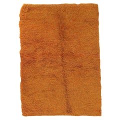 Handmade Vintage Swedish Shag Rug, 1960s, 1C844