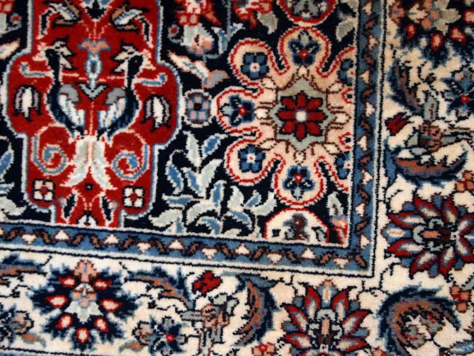 Handgefertigter Vintage-Teppich im Täbris-Stil, 1950er Jahre, 1C775 (Wolle)