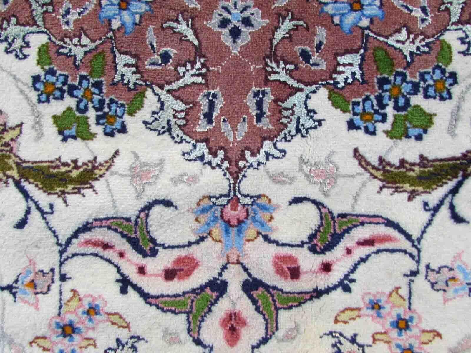Mid-20th Century Handmade Vintage Tabriz Style Rug, 1960s, 1Q18