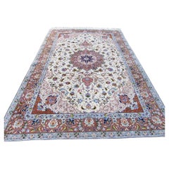 Handmade Vintage Tabriz Style Rug, 1960s, 1Q18