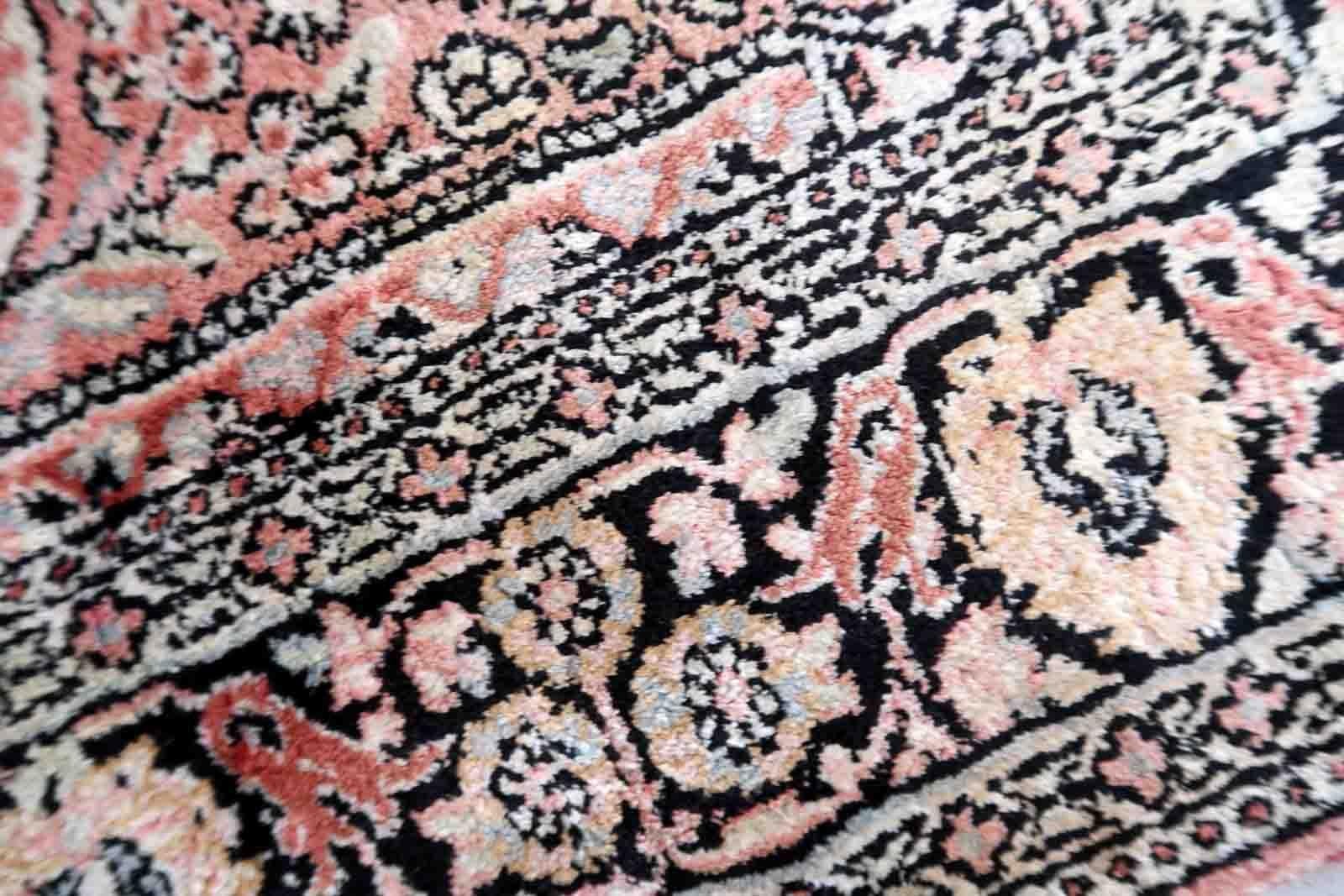 Tappeto vintage in stile Tabriz fatto a mano, anni '70, 1c1003 In condizioni buone in vendita a Bordeaux, FR